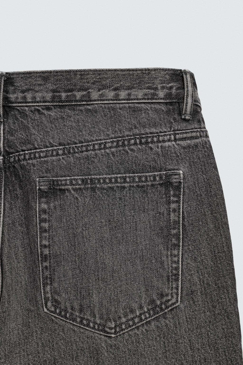 JEANS SLIM CROPPED FIT / Gris - Zara фото 14