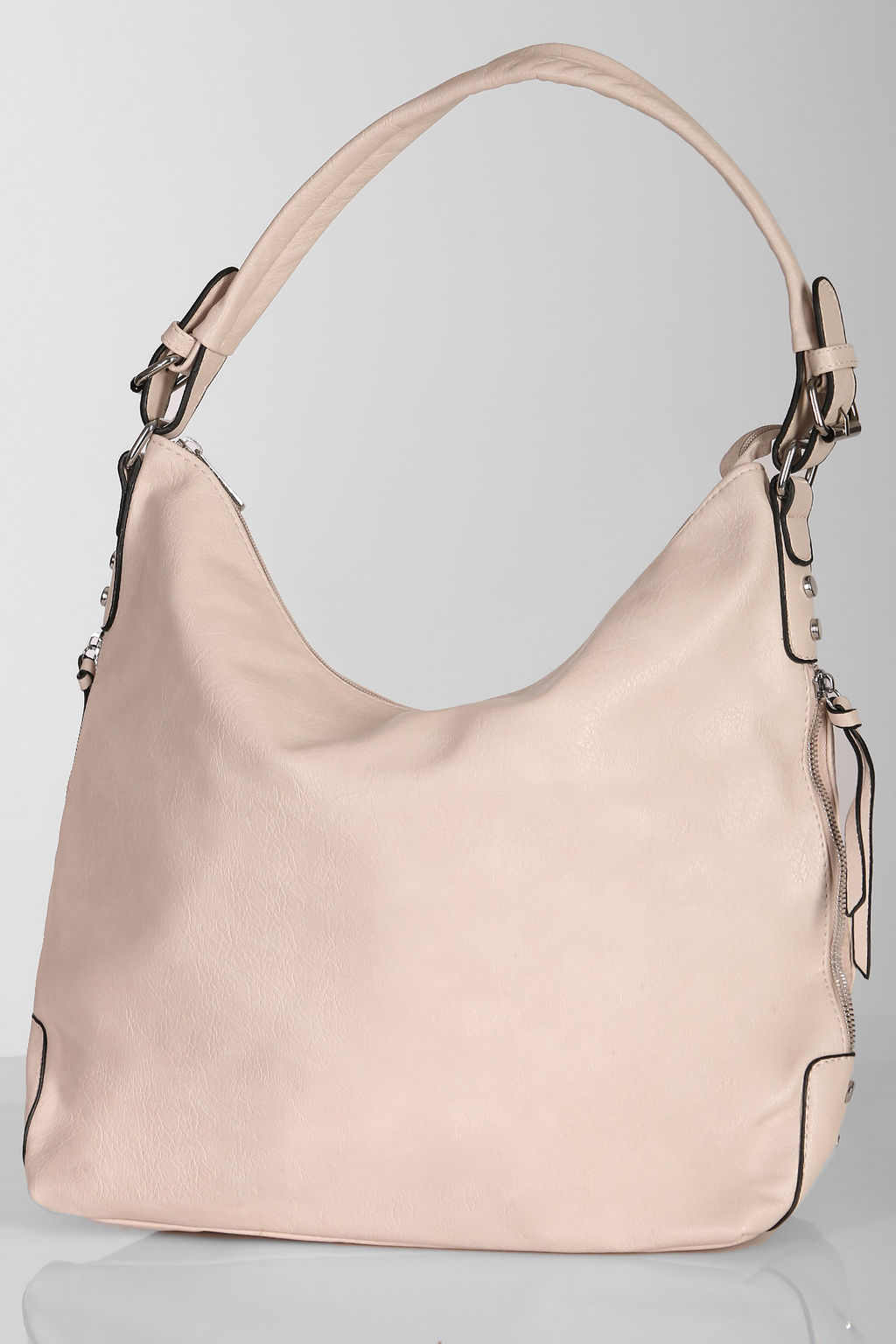 Сумка бежевая из экокожи