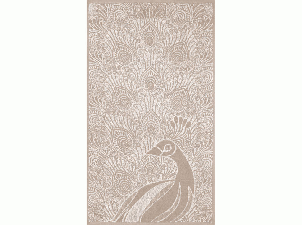 6с103.512ж2 Павлин (лён3) Полотенце махровое 50х90см