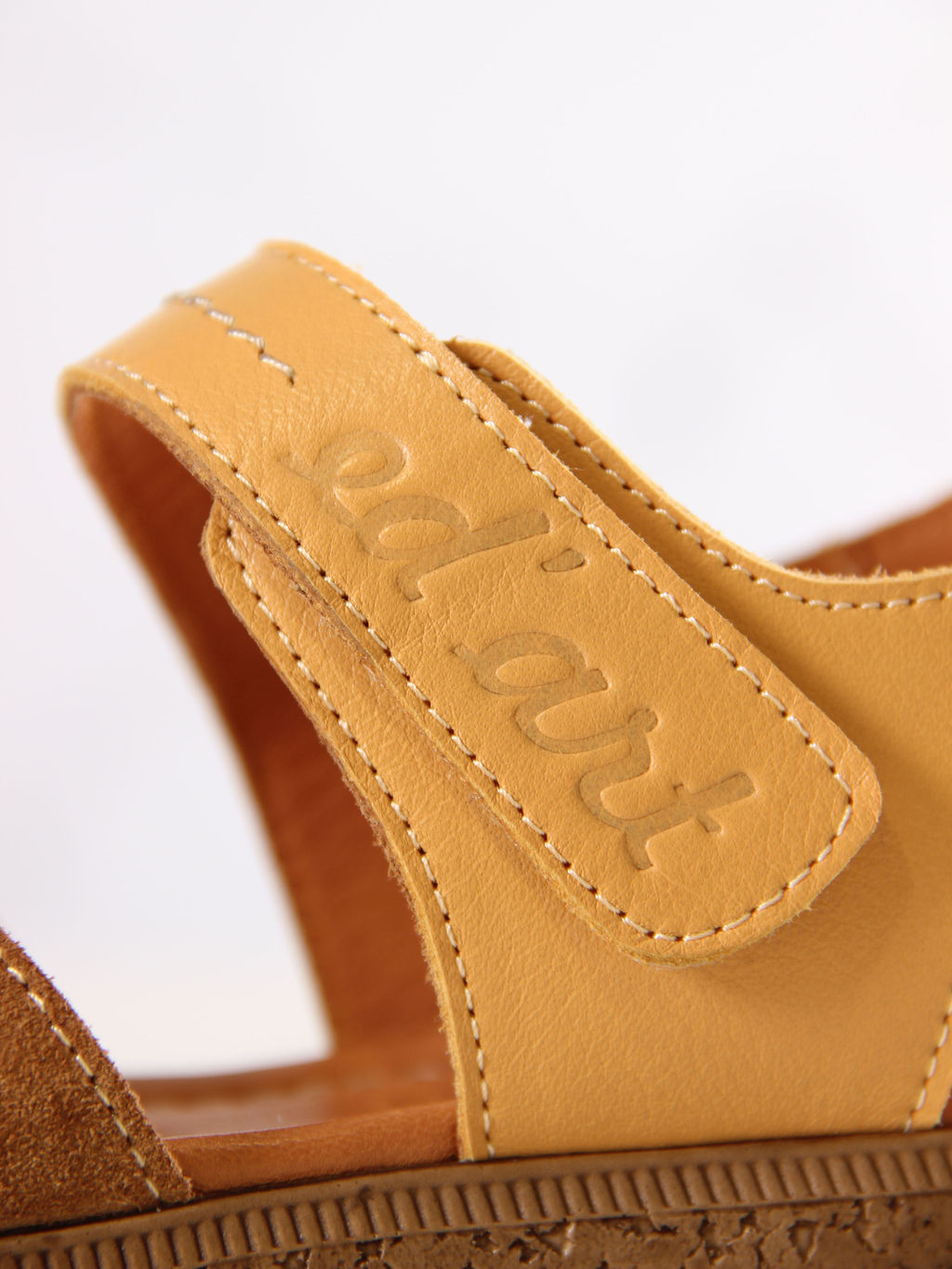 Босоножки 1043.26047br.Тыква лион+светло коричневая замша