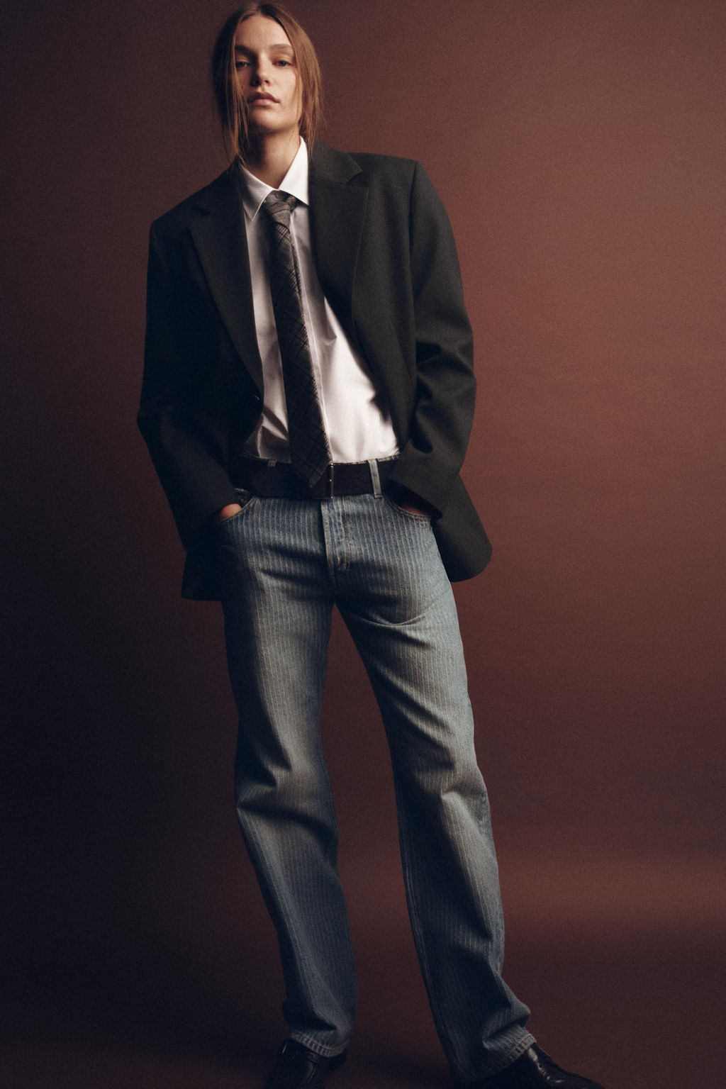 CHECKED TIE - Zara фото 6