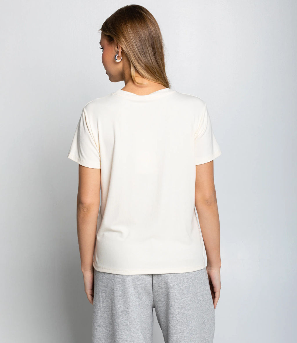 Футболка #КТ623 (5), кремовый - Dommod фото 3
