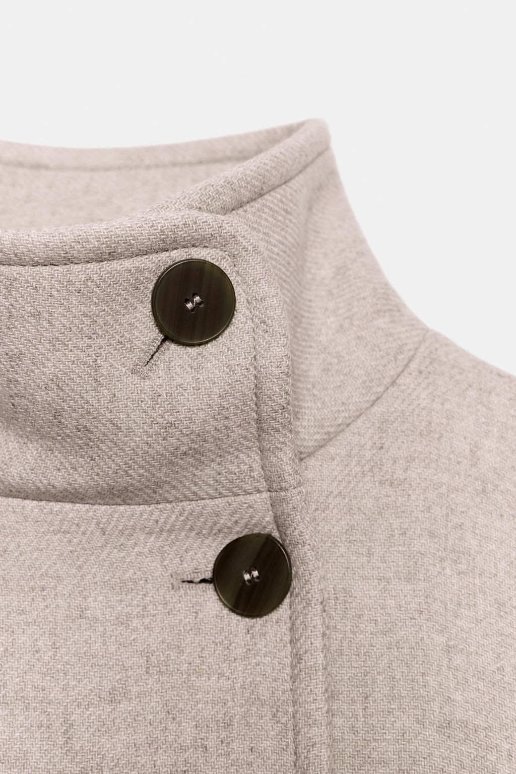 OVERSIZE HIGH-NECK COAT ZW COLLECTION LIMITED EDITION - Zara фото 8