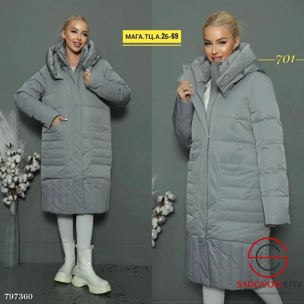 Женская зимняя куртка длинная - Bruno фото 2