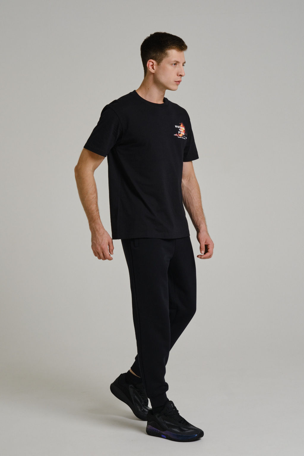 Брюки трикотажные Черный