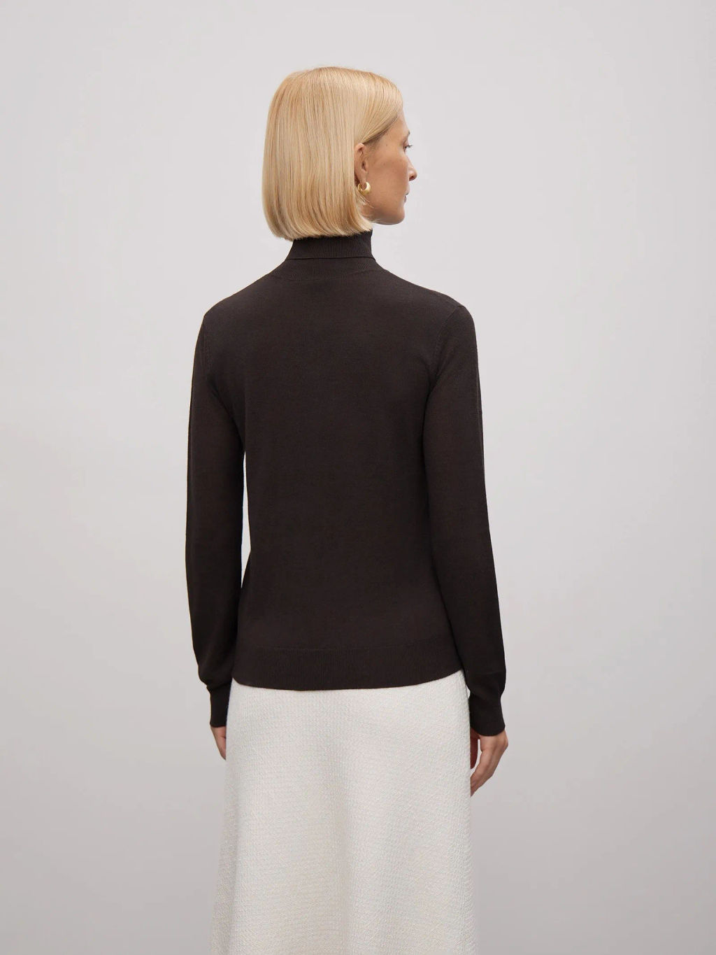 Трикотажная водолазка - Emka фото 4