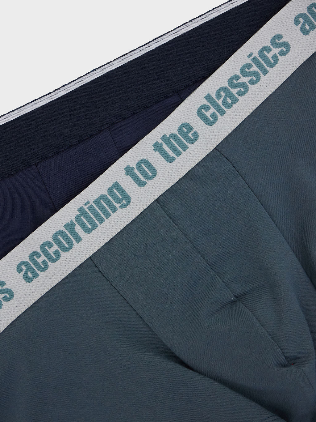 Трусы мужские боксеры мультипак (2 шт.) в синих оттенках глубокий синий +темный сланец1 411215-2 - Mark formelle фото 7