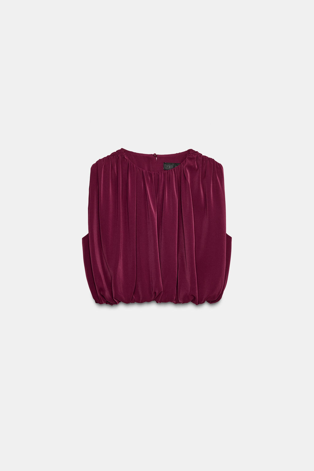 DRAPED BALLOON TOP - Zara фото 5