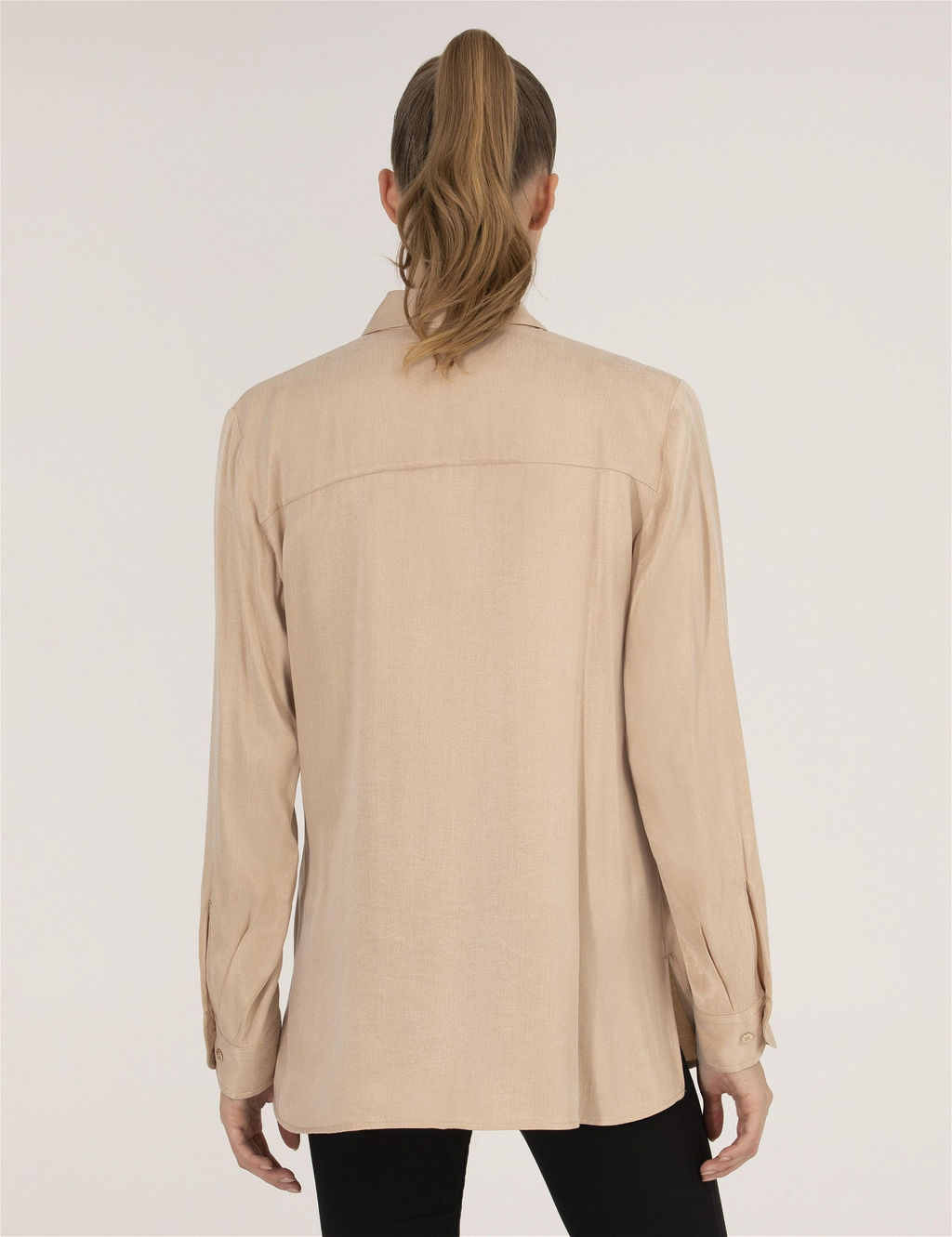 Bej Comfort Fit Uzun Kollu G_mlek - Pierre cardin фото 5