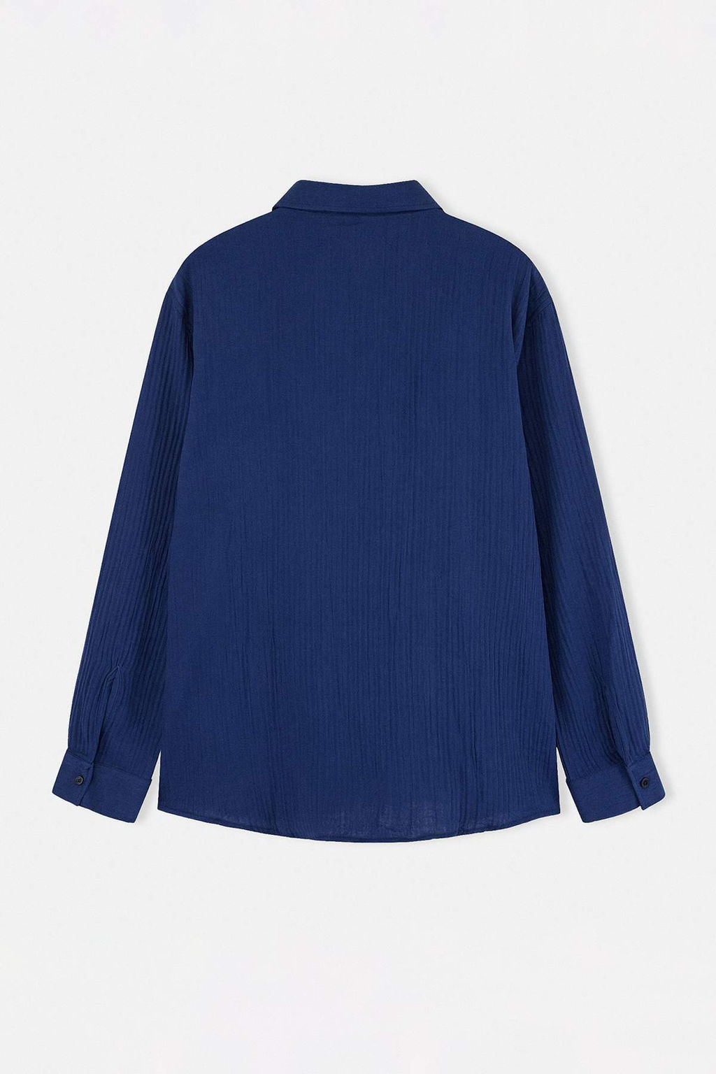 Lacivert Regular Erkek Buyuk Beden Gomlek TMNSS26AX00004 - Trendyolmilla фото 6