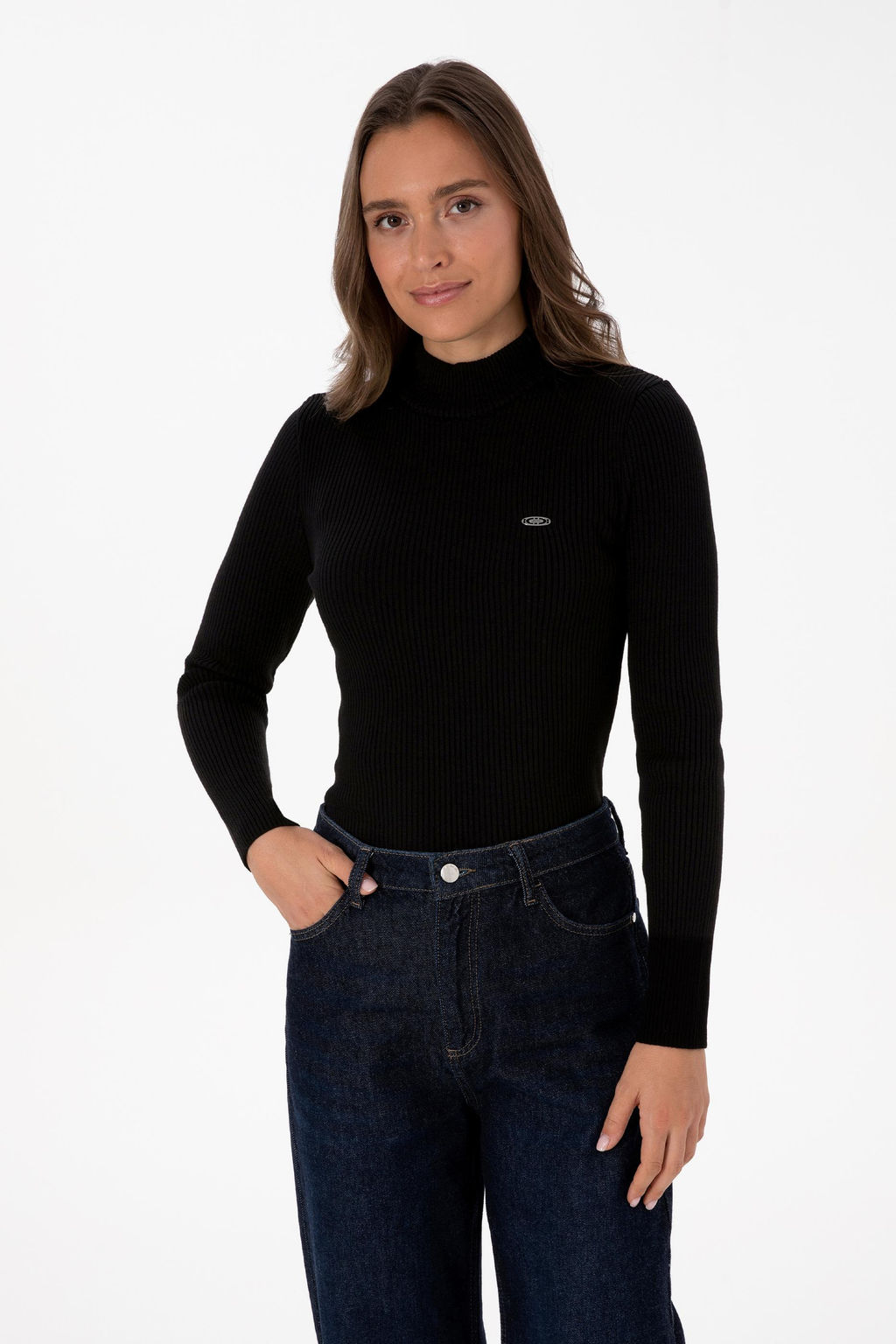 Kad_n Siyah Bal_k__ Yaka Kazak - U.s. polo assn фото 3