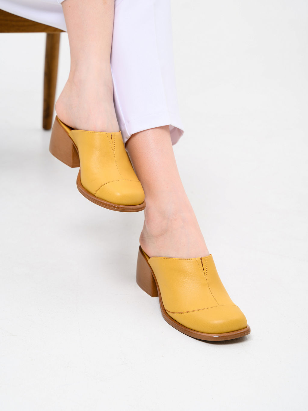 Сабо 5132.23663br.Тыква лион+коричневый