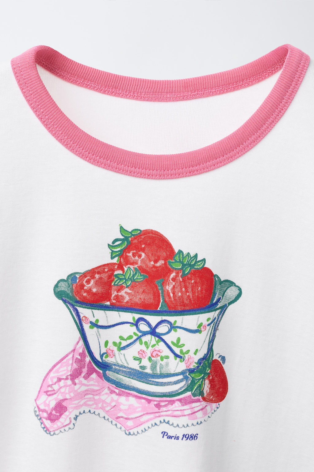 STRAWBERRY PRINT T-SHIRT - Zara фото 3