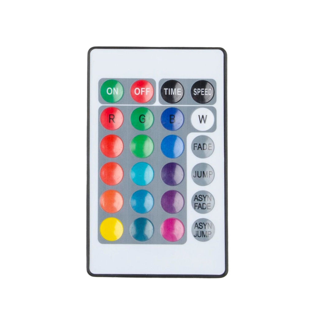 ULD-S1000-100/DTA/RC RGB IP44 Гирлянда светодиодная, 10м. 100 светодиодов. RGB свет. Пульт ДУ (в/к). Провод прозрачный. ТМ Uniel