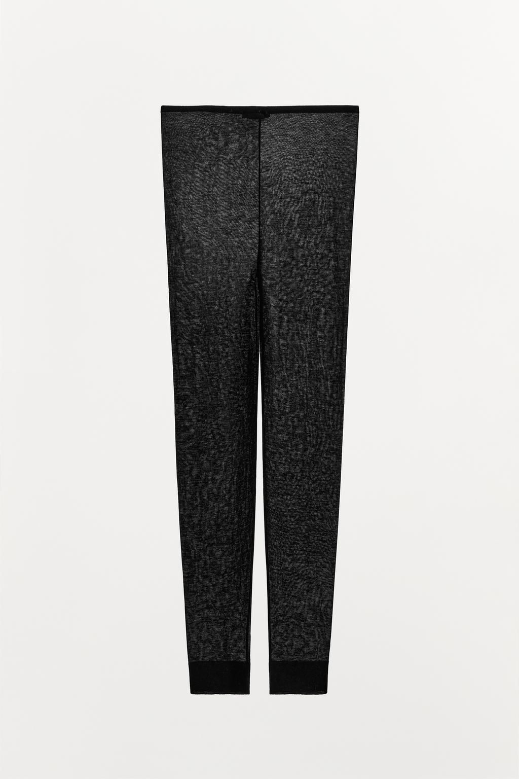 100% WOOL LEGGINGS - Zara фото 5