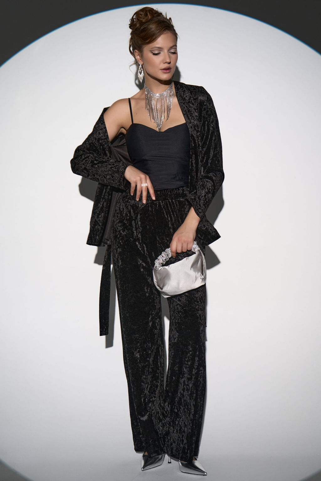 Брюки Эдит (чёрный) - Эльза фото 30