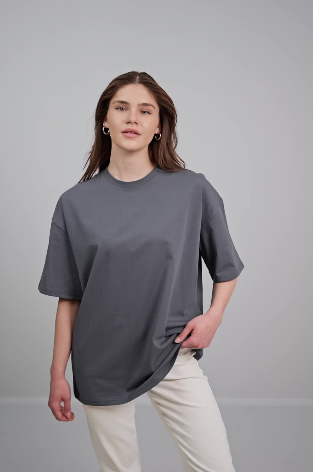 Женская футболка оверсайз Happyfox - Happy fox фото 3