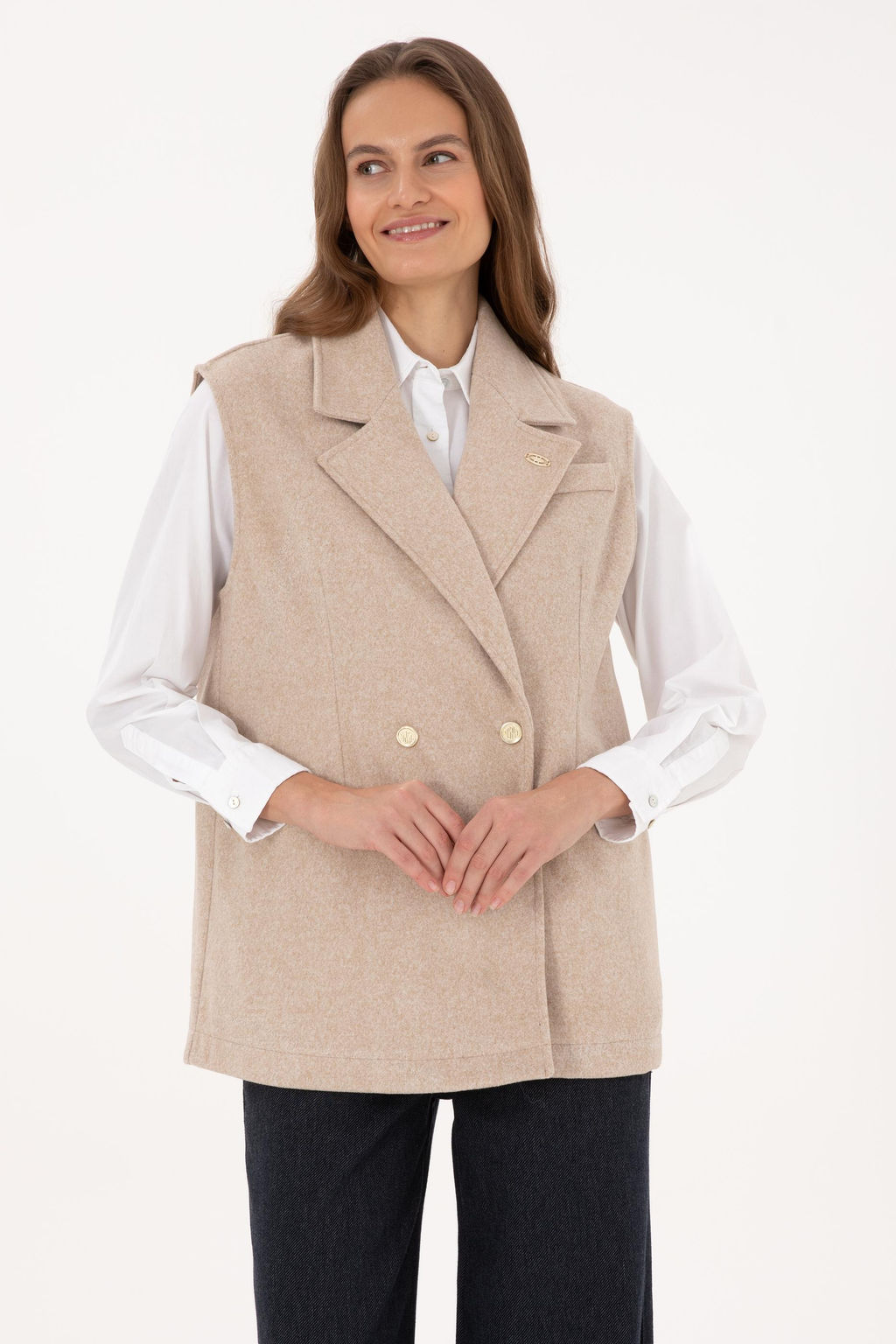 Kad_n Camel Melanj Sweatshirt