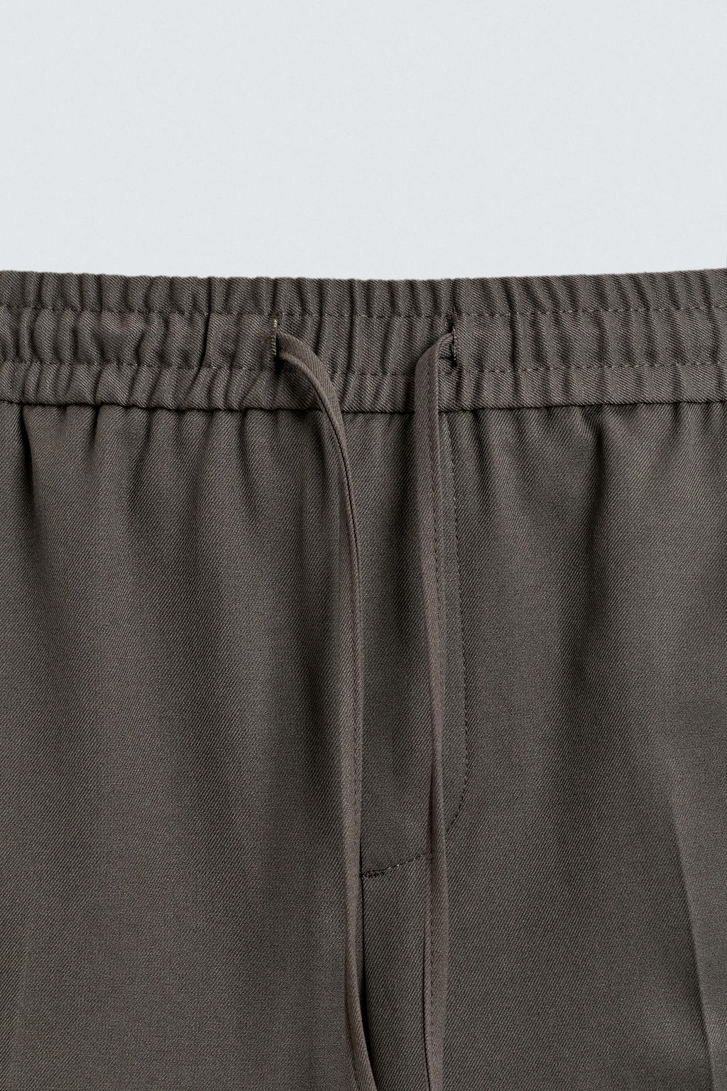 PANTAL?N CINTURA JOGGER CONFORT / Verde medio