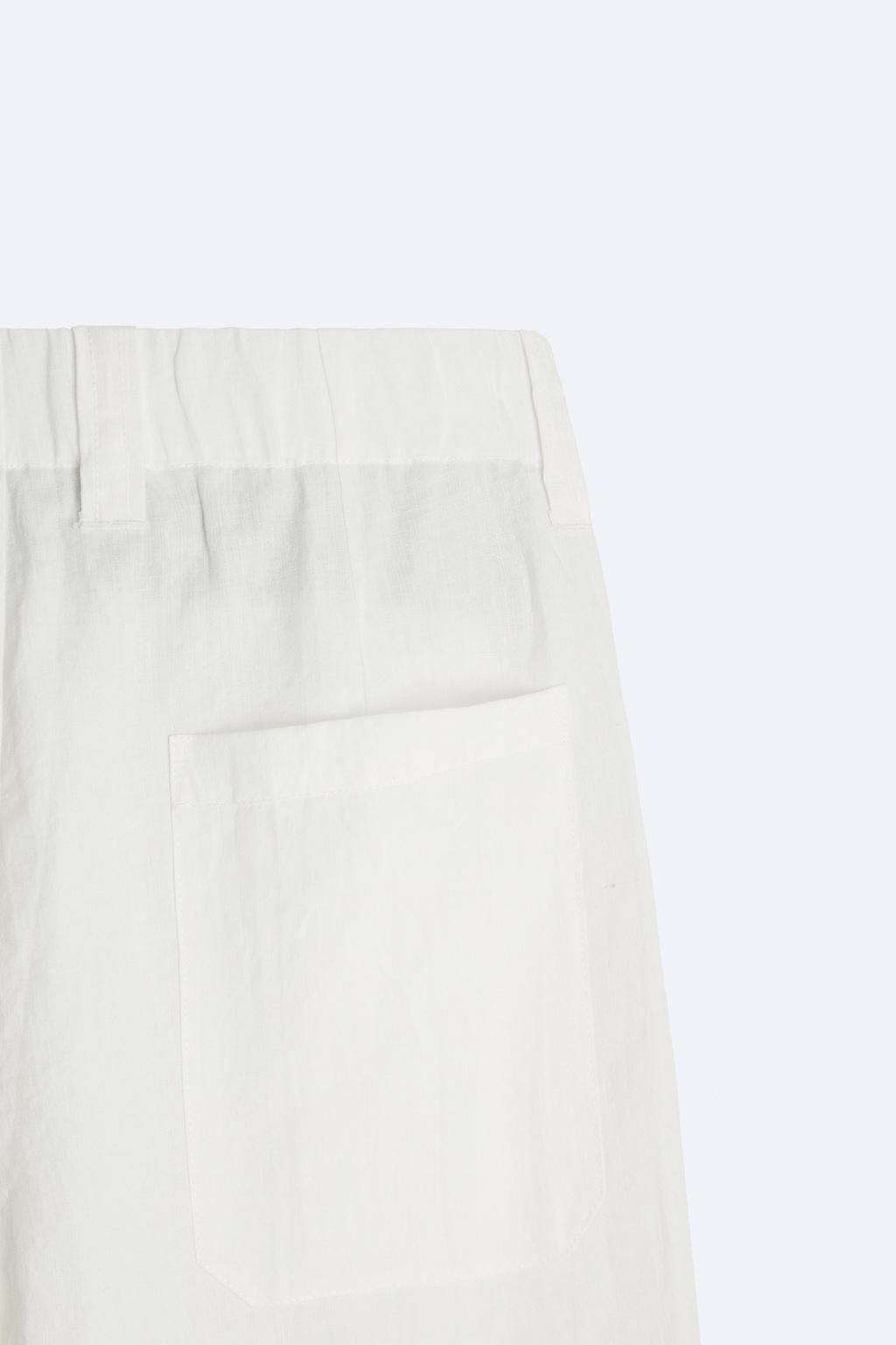 100% HEMP TROUSERS - Zara фото 9