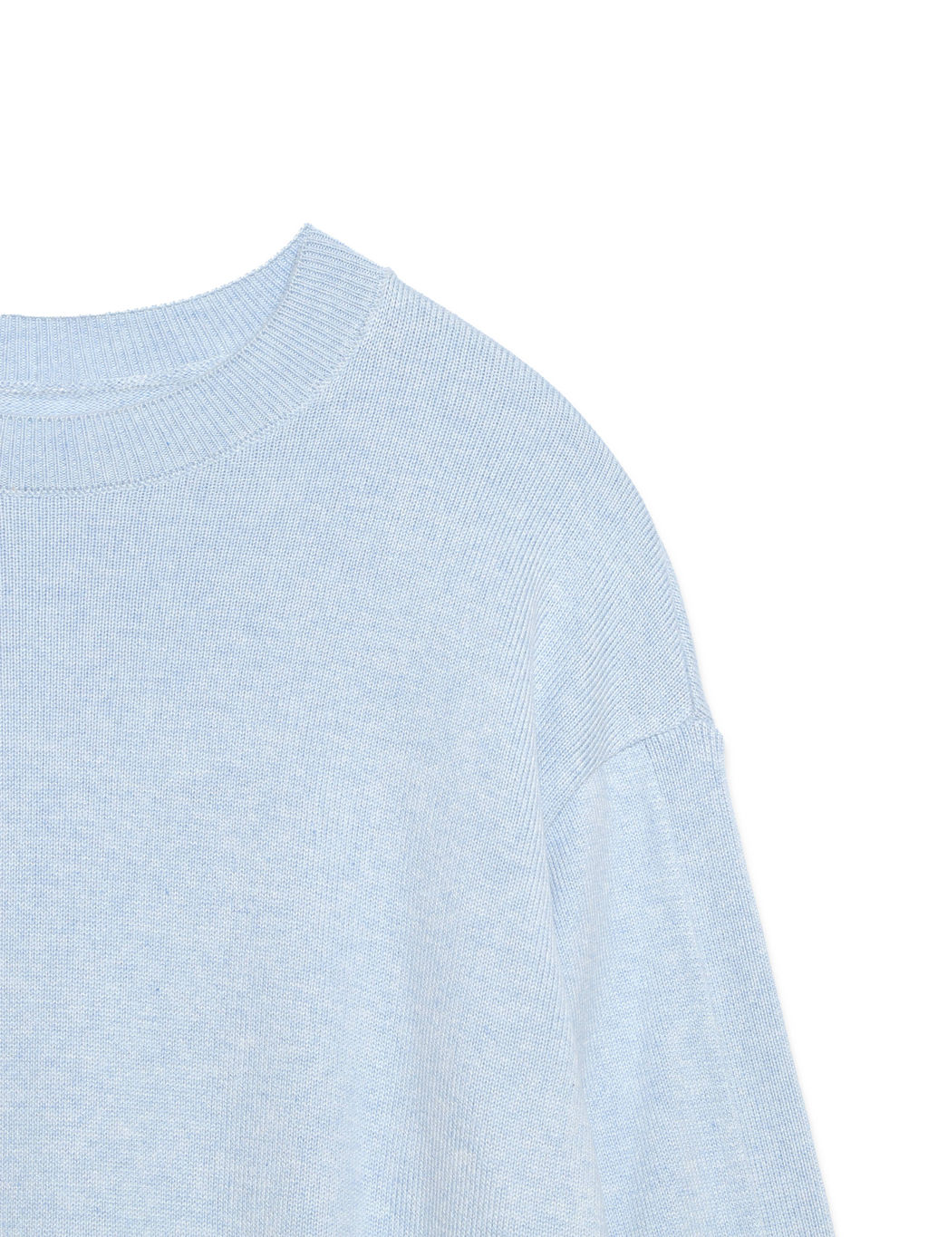 CONTE Свободный джемпер из пряжи с хлопком и модалом LDK 100 light steel blue - Conte elegant фото 6