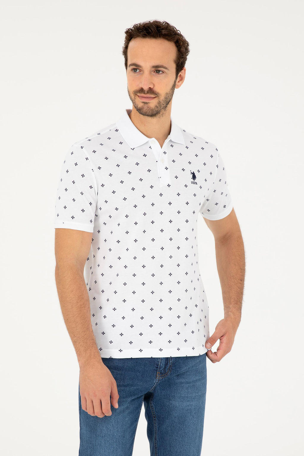 U. S. Polo Assn / Мужская белая футболка - U.s. polo assn фото 8