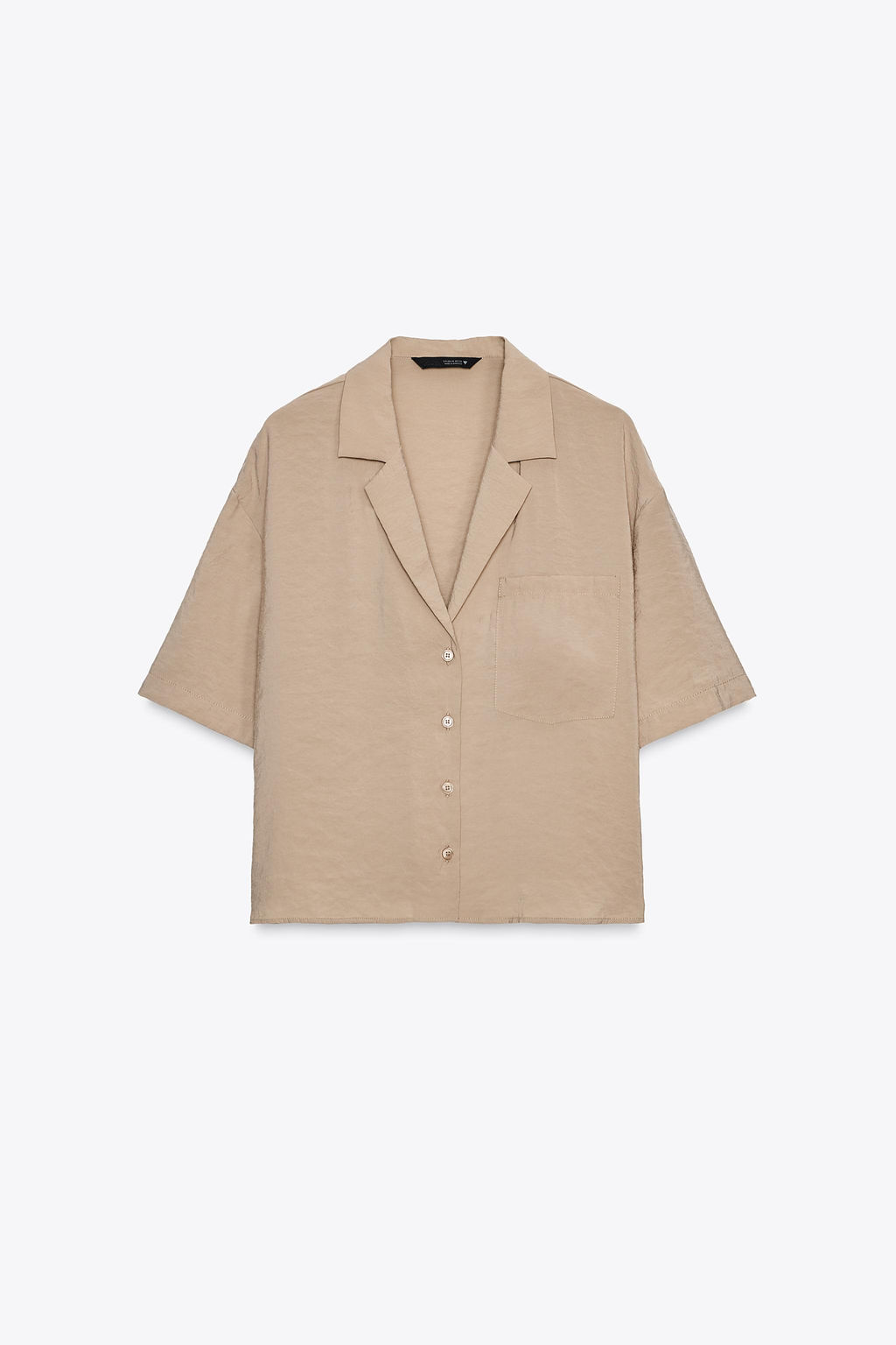 SHORT SLEEVE FLOWING SHIRT