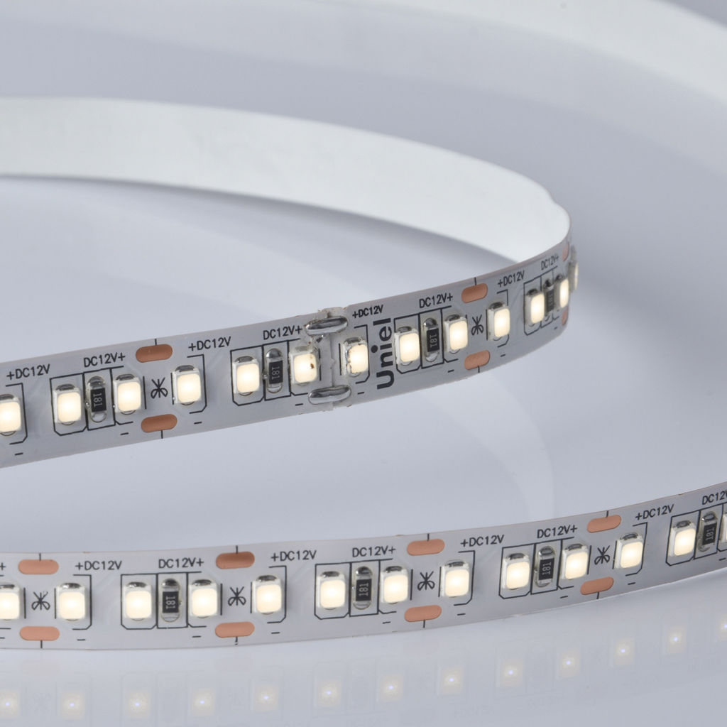 ULS-M14-2835-168LED/m-10mm-IP20-DC12V-14W/m-5M-4000K PROFI Гибкая светодиодная лента на самоклеящейся основе. Катушка 5м. в герметичной упаковке. Белый свет(4000К). ТМ Uniel.