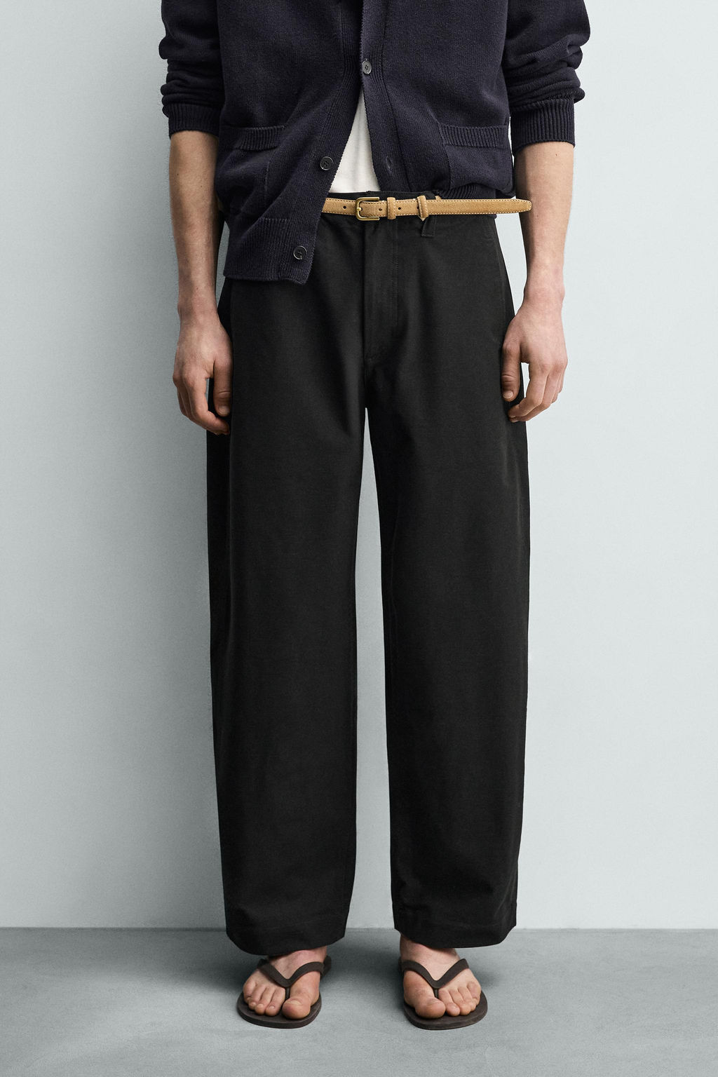 PANTAL?N BALLOON FIT / Negro - Zara фото 2