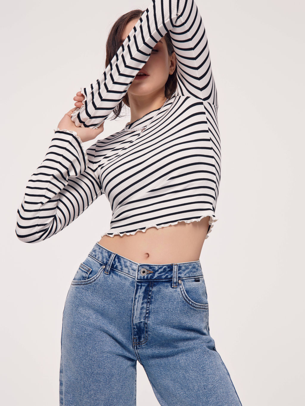 CONTE LD 2848 Джемпер женский white-black - Conte elegant фото 5