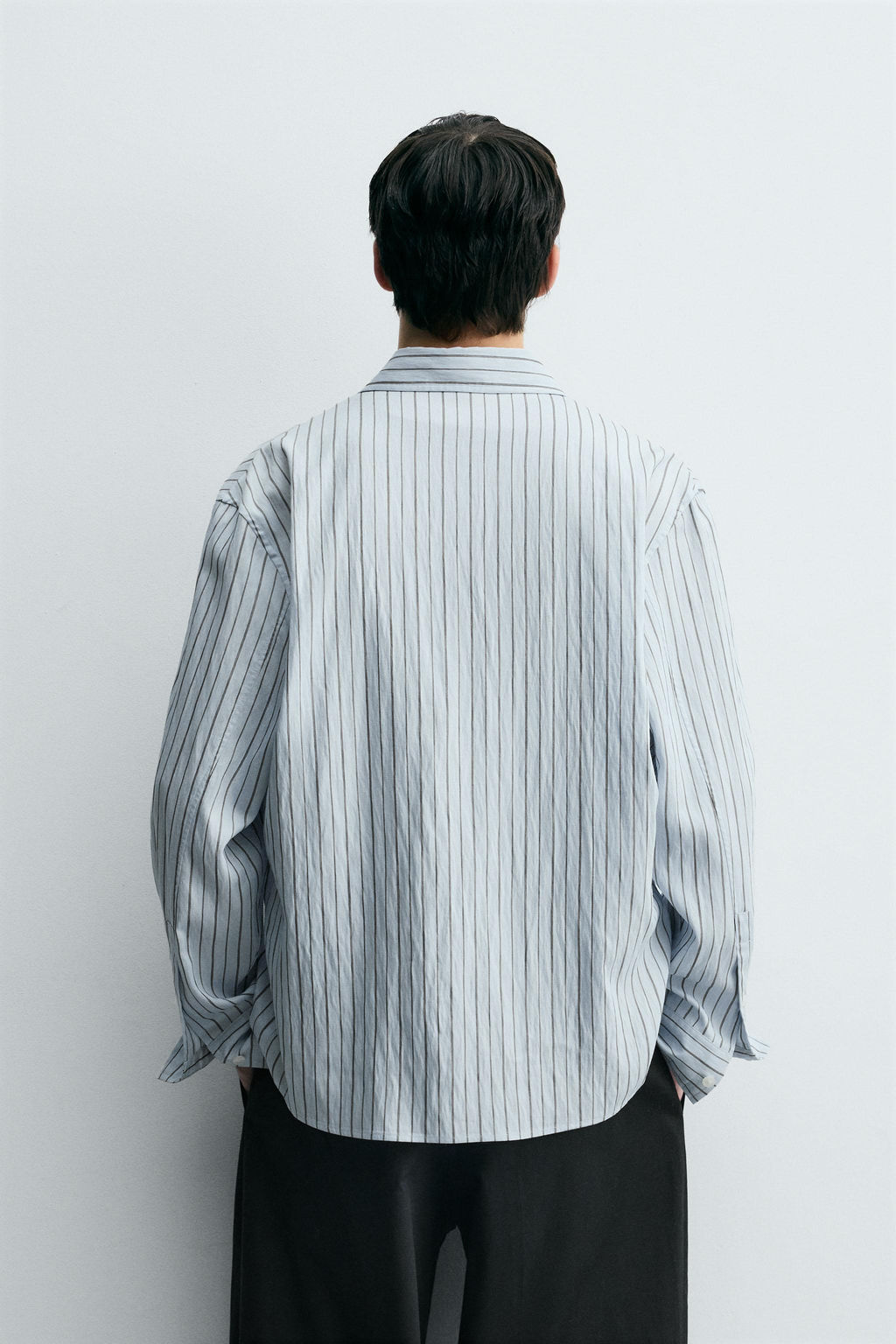 STRIPED TEXTURED SHIRT