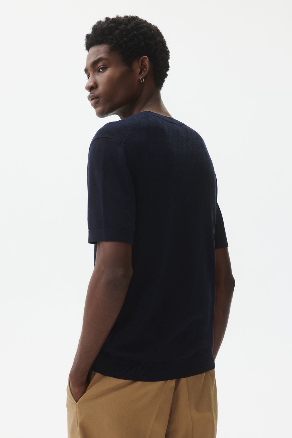 Camiseta de punto Slim Fit - H&m фото 8