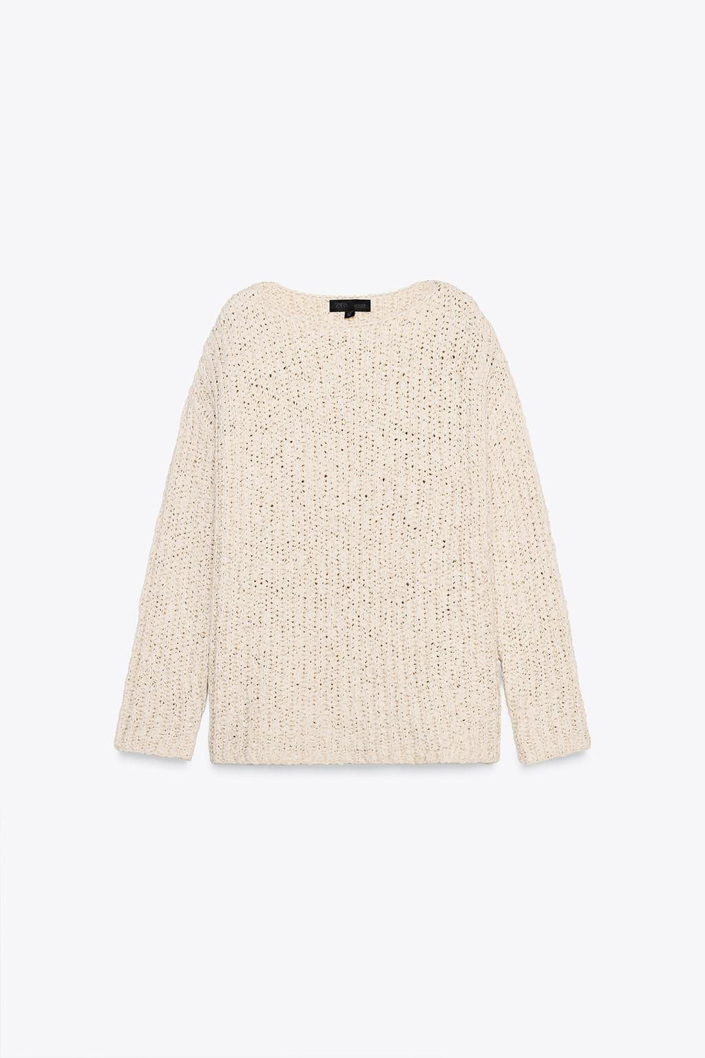 CONTRAST KNIT SWEATER - Zara фото 5