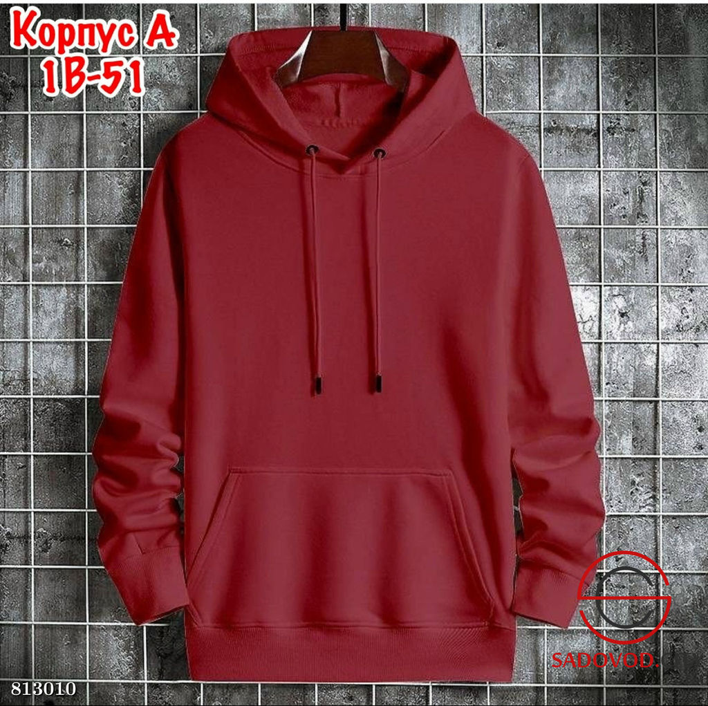 Толстовка из двунитки с капюшоном - Bruno фото 2