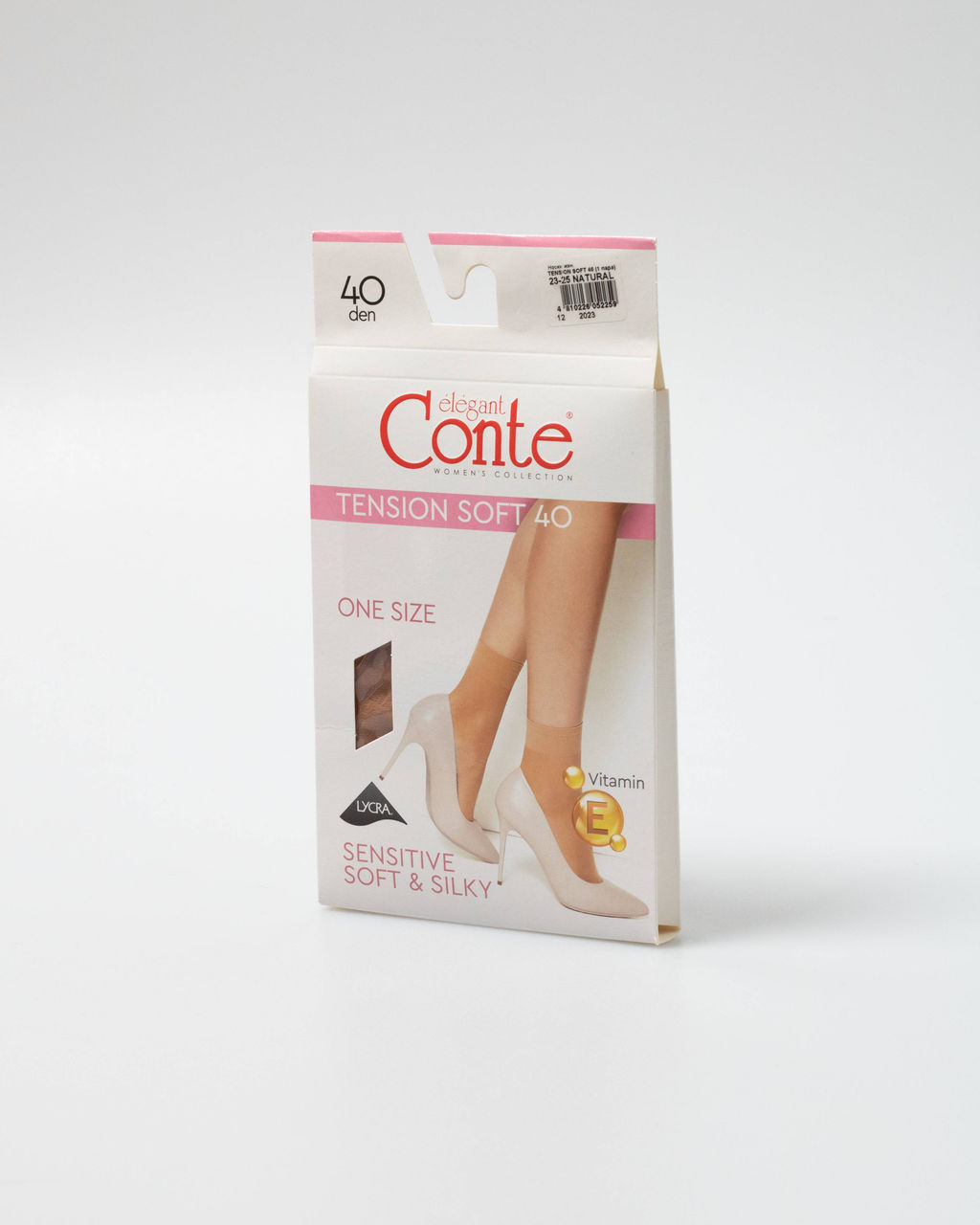 Цена за 2 пары. Носки Удлиненные CONTE TENSION SOFT 40 (1 пара) natural - Conte elegant фото 15