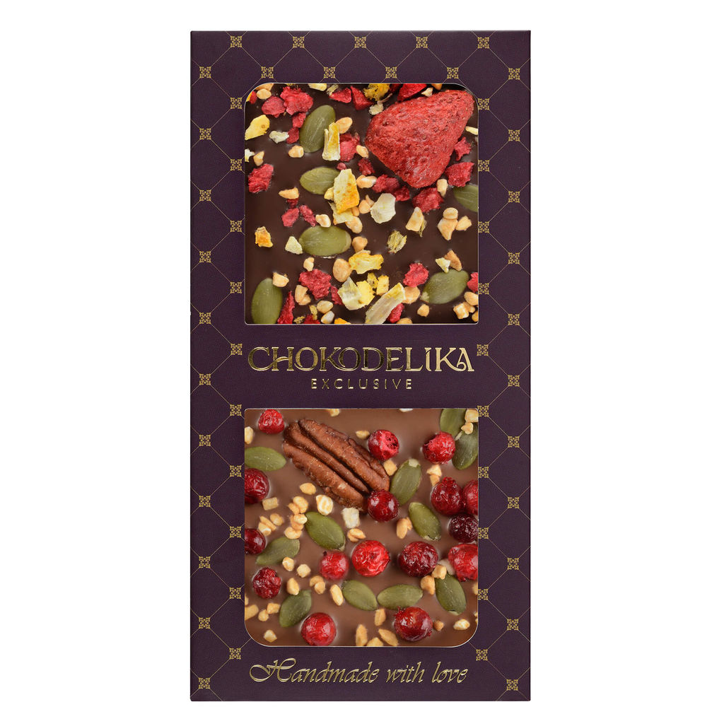 Подарочный набор Клубника плюс брусника 70 гр