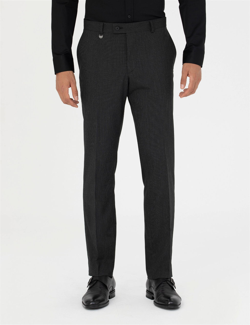 Antrasit Slim Fit Kuma_ Pantolon - Pierre cardin фото 2