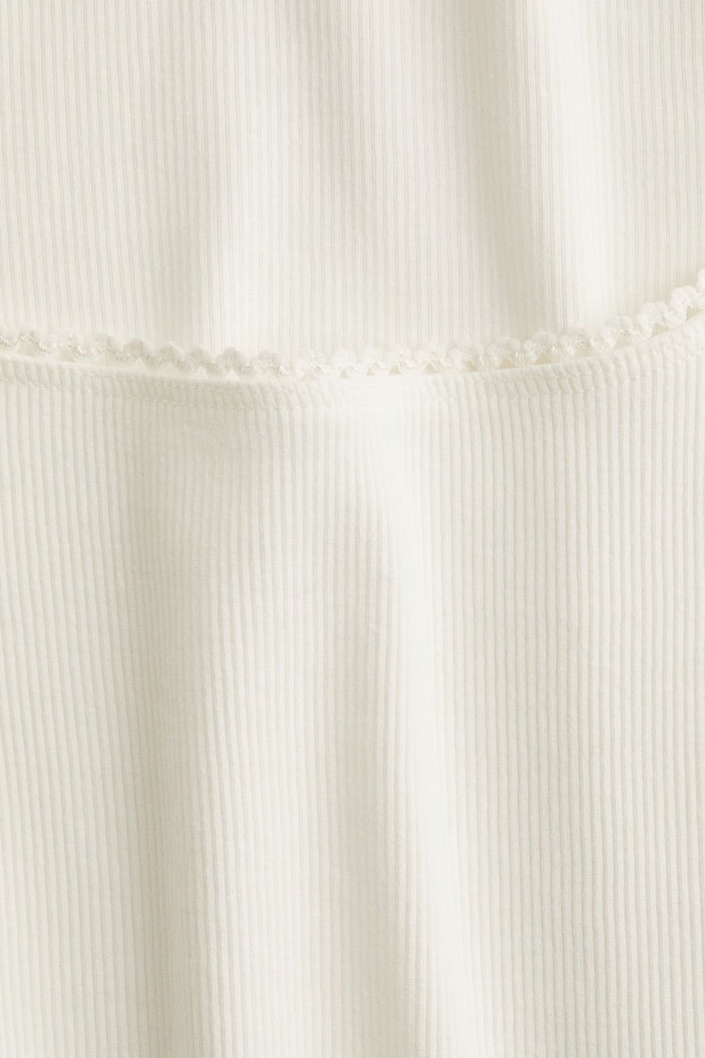 Top de algodon con ribete de picot - H&m фото 2