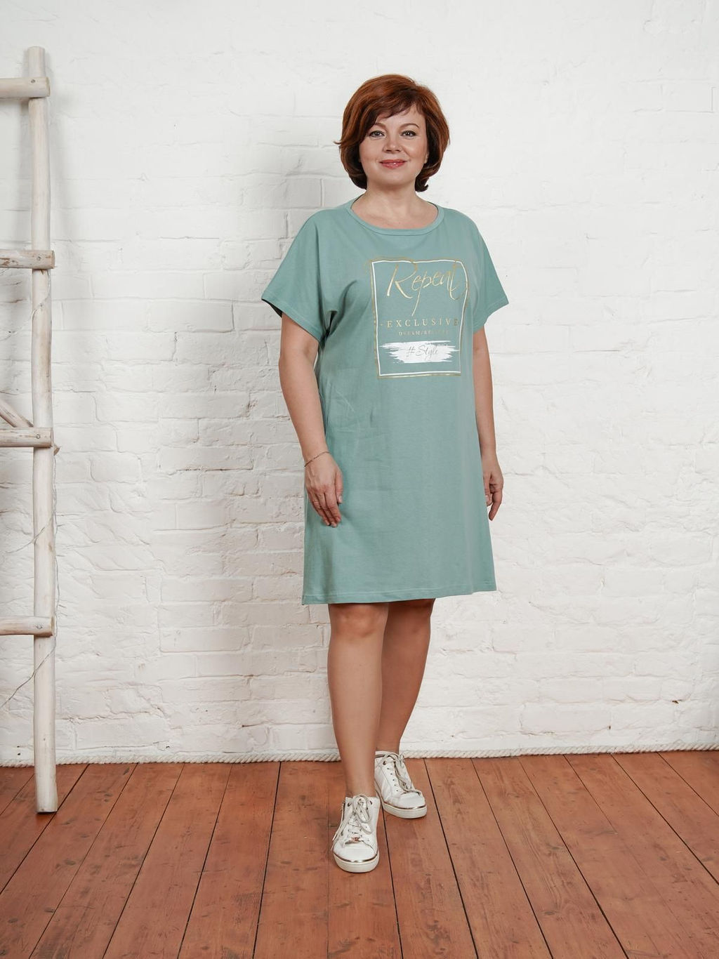 IV-CAPRIZ Мэрид - туника бирюзовый