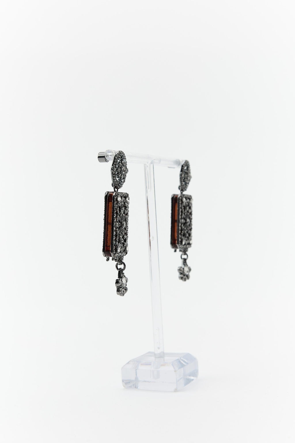 RHINESTONE PIECE EARRINGS - Zara фото 3