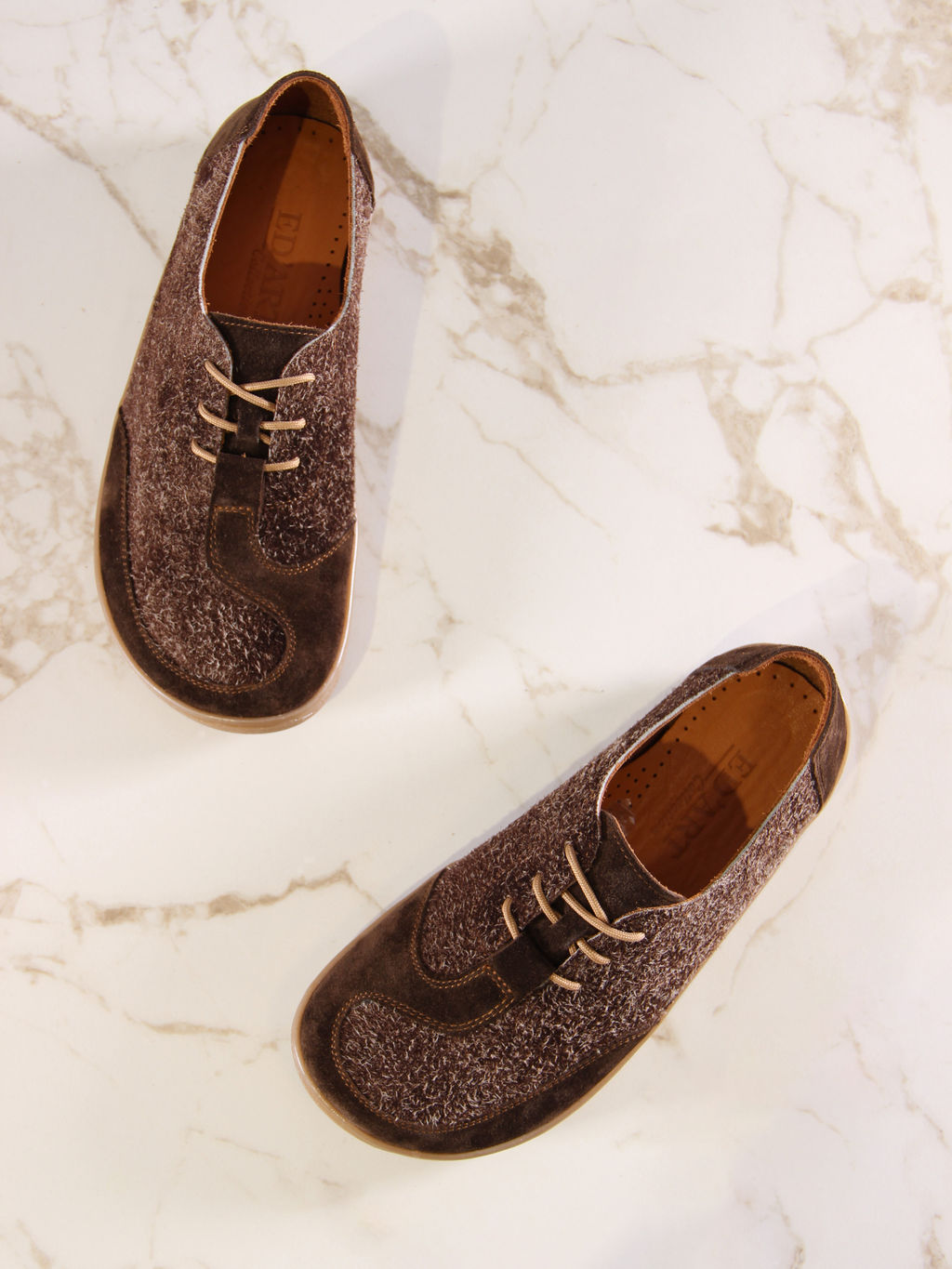 Кеды EDART 188.natabr.Коричневый джангл+коричневая замша - Ed'art фото 8