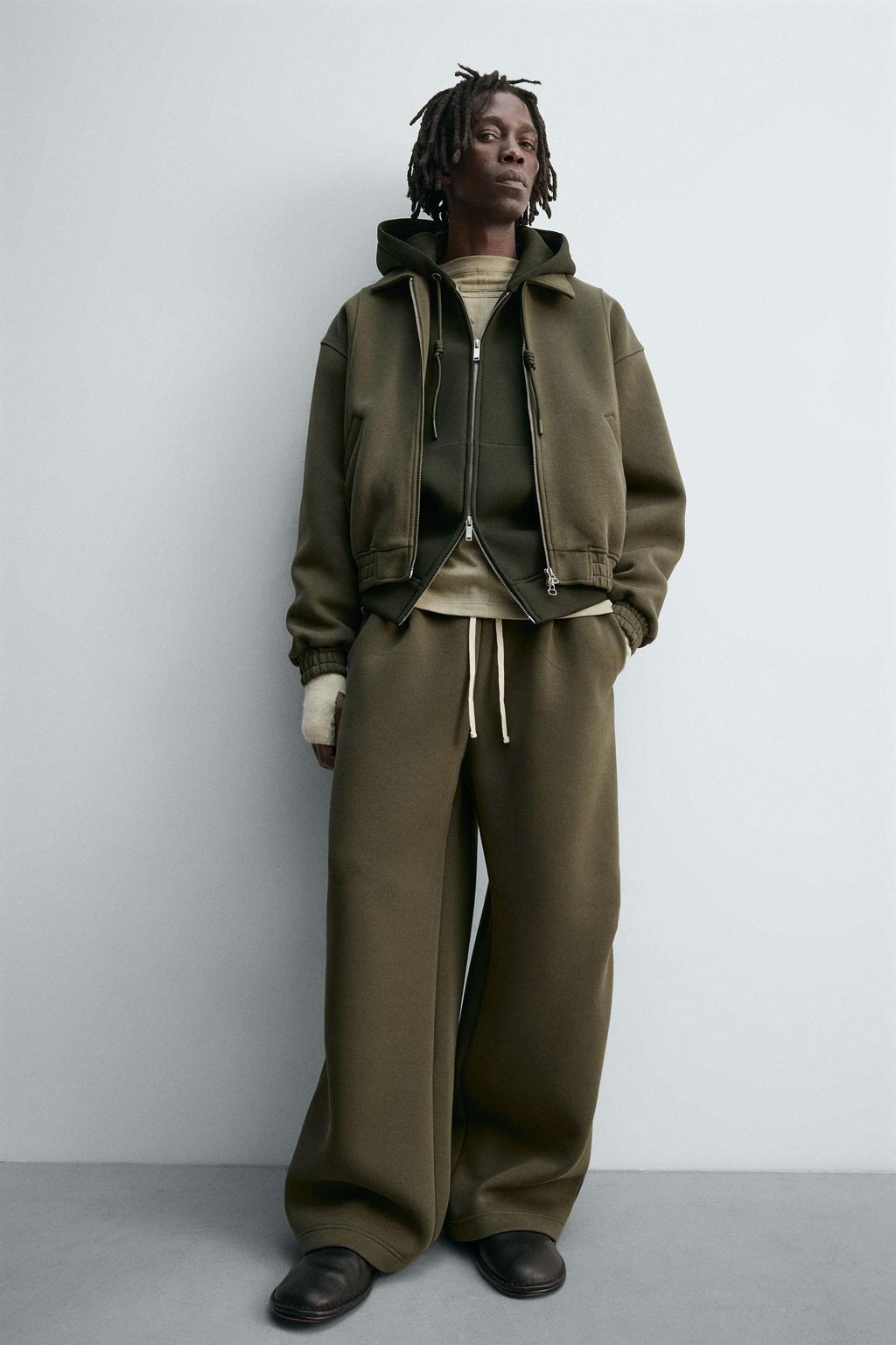 NEOPRENE-EFFECT BOXY FIT JACKET - Zara фото 8