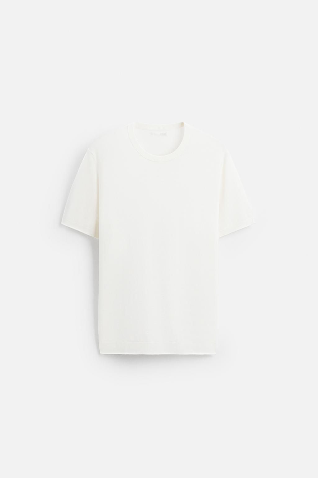 FLOWING KNIT T-SHIRT - Zara фото 29