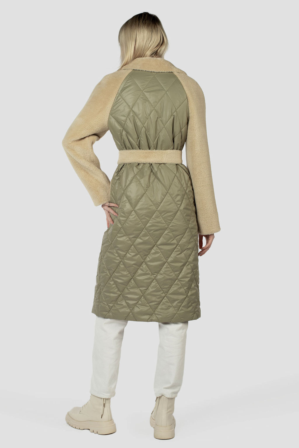 Пальто женское демисезонное (пояс) - El podio фото 13