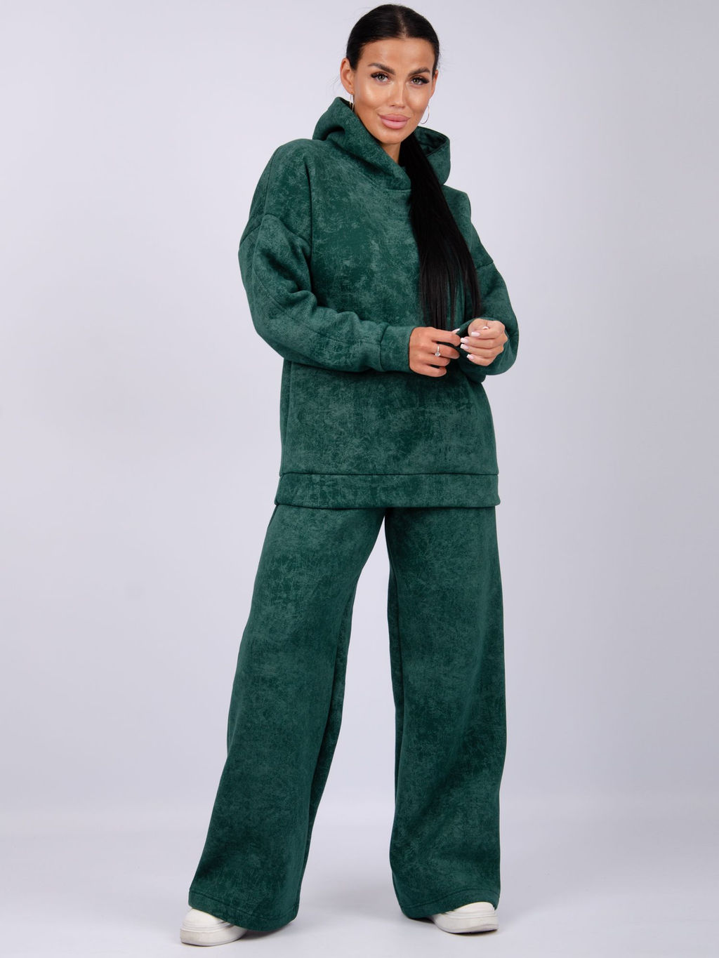 Костюм Винтаж чёрный, футер начес (М) - Малина фото 30