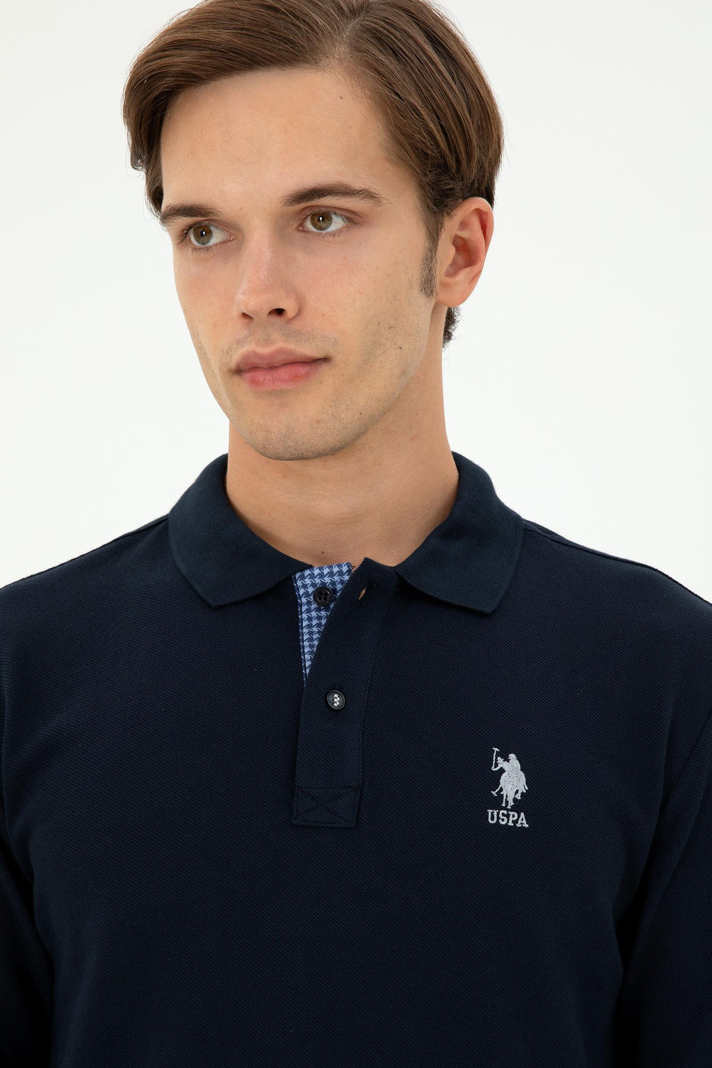 Мужской темно-синий базовый свитшот - U.s. polo assn фото 2