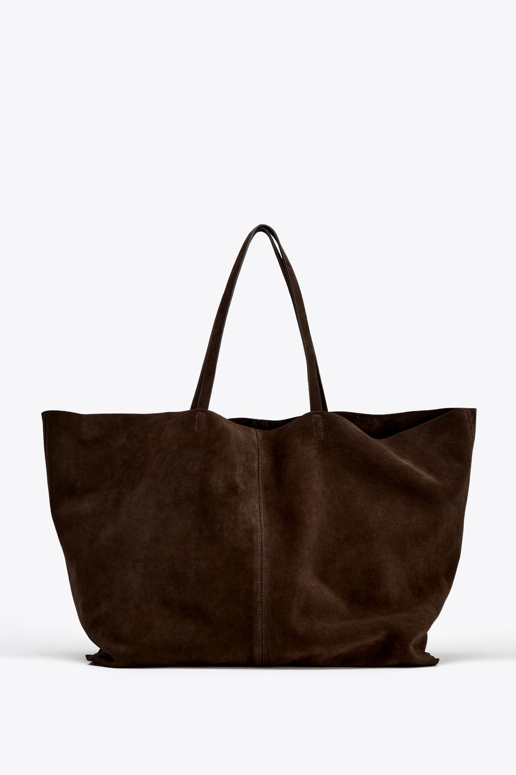 MAXI SUEDE TOTE BAG - Zara фото 3