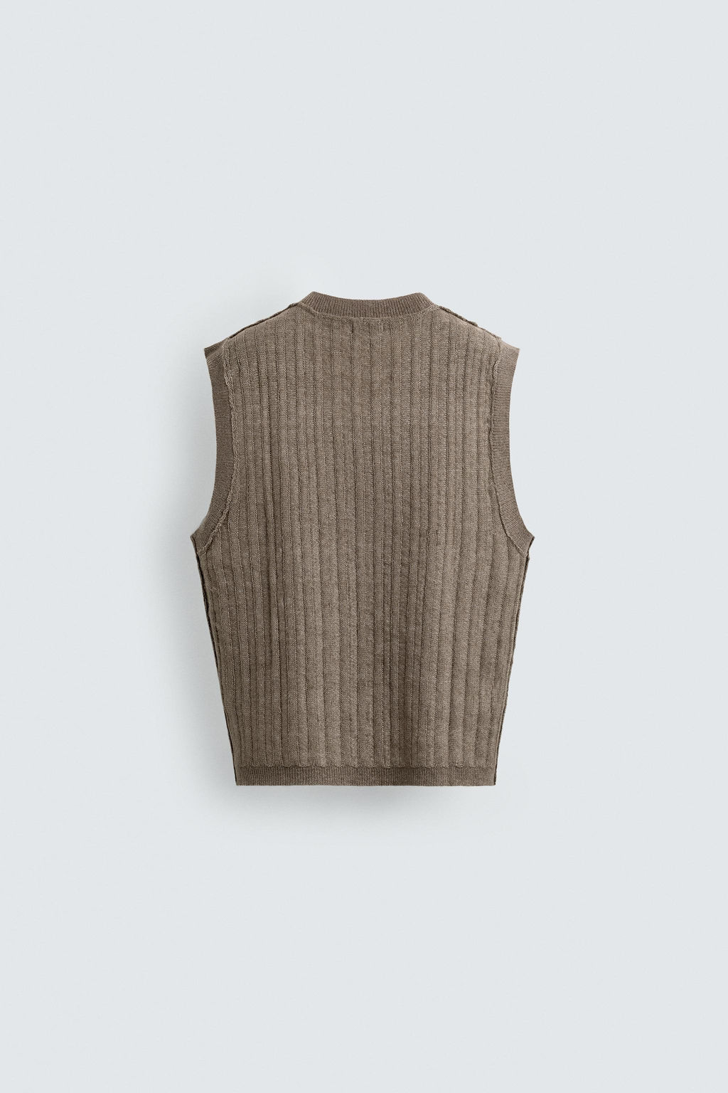 REVERSIBLE INSIDE-OUT KNIT VEST - Zara фото 8