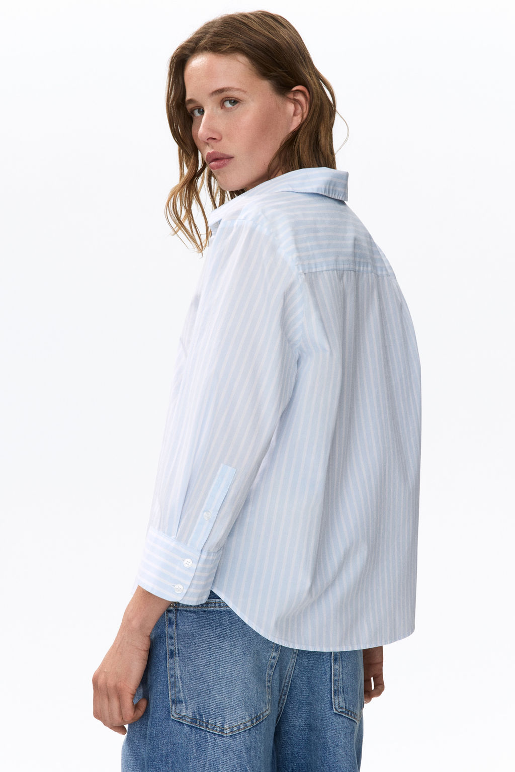 Camisa en popelina de algod?n - H&m фото 6