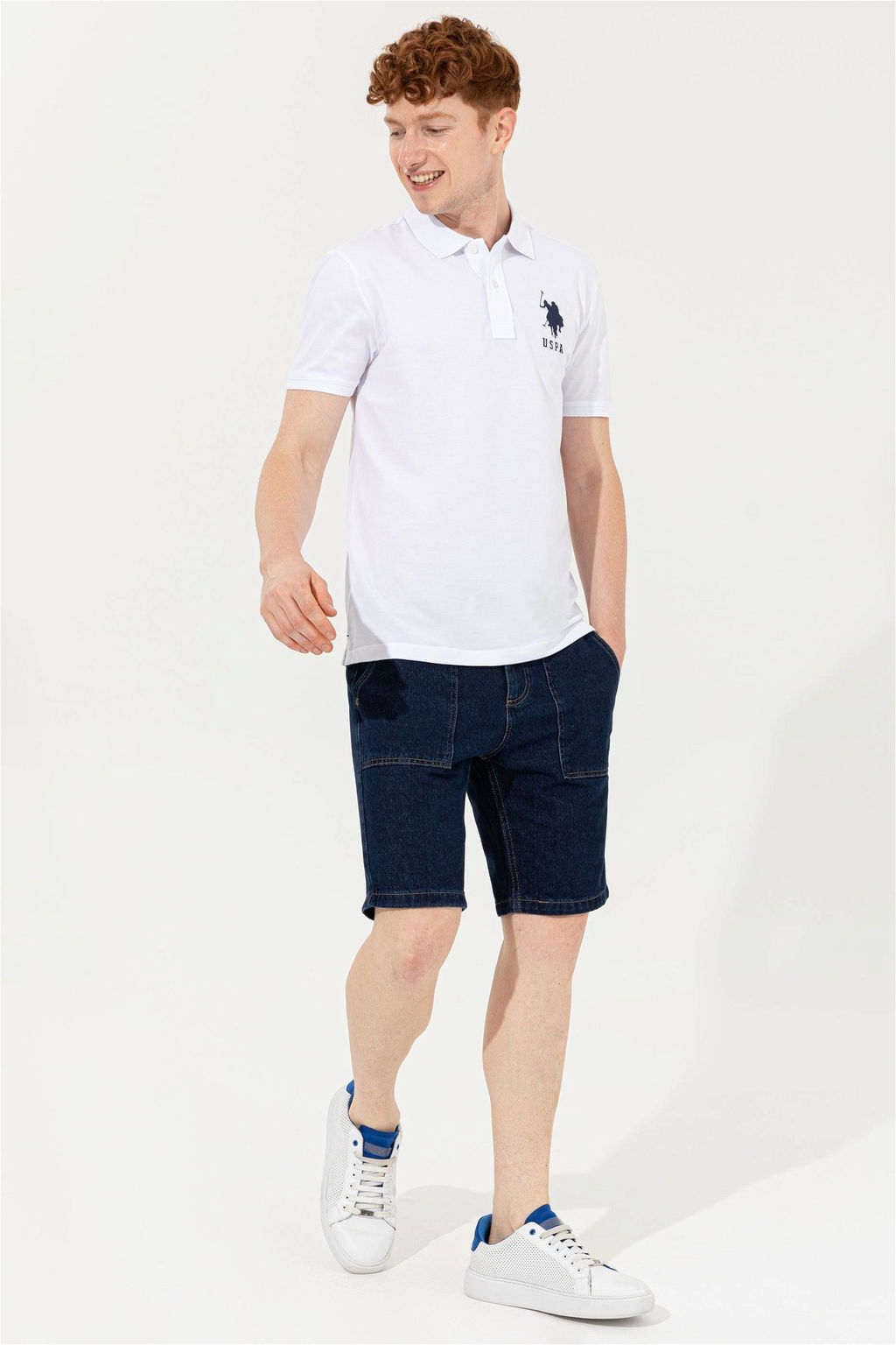 U. S. Polo Assn Мужские темно-синие джинсовые шорты - U.s. polo assn фото 11